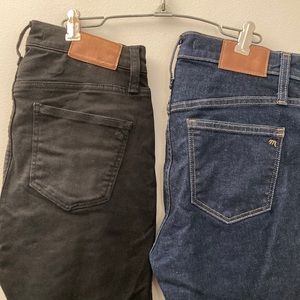 Madewell’s 10 inch high rise skinny